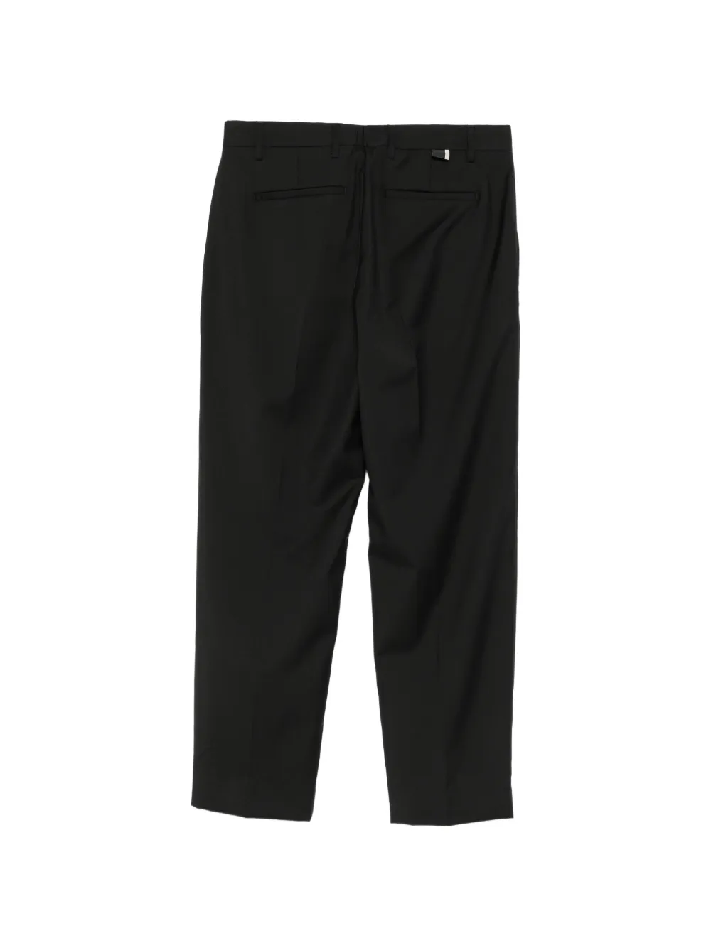 Low Brand Kim geplooide broek Zwart