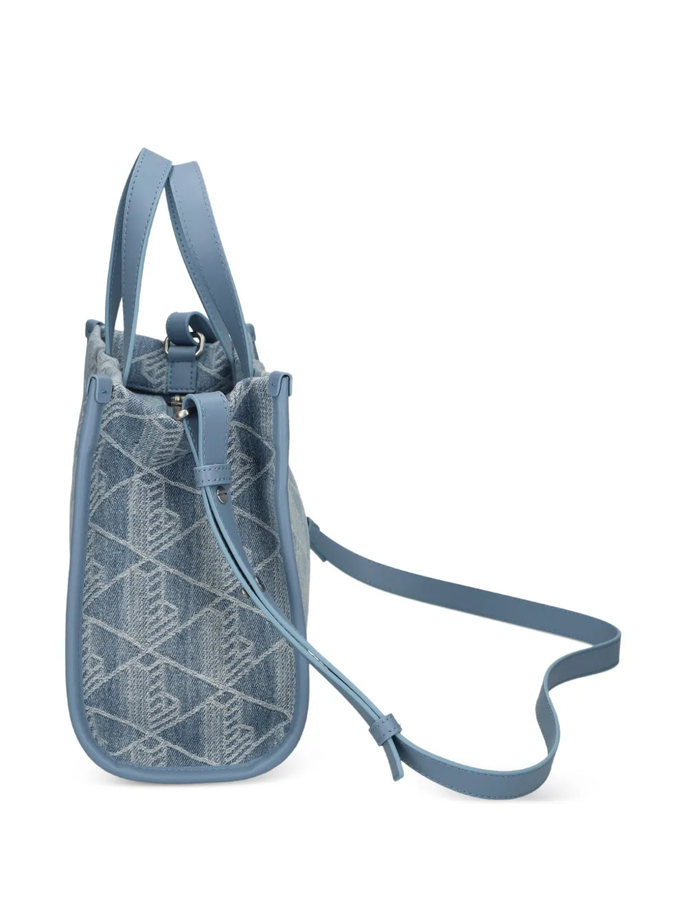 Lacoste Heritage kleine shopper Blauw