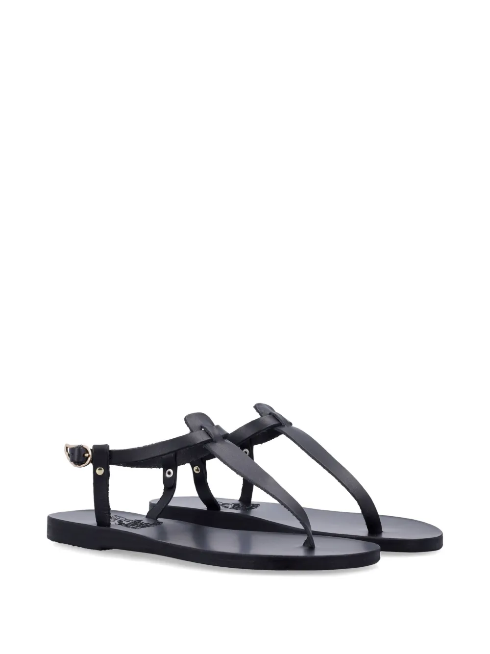 Ancient Greek Sandals Lito buckle-fastening sandals Zwart