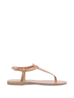 SERGIO MORETTI FIRENZE バックル レザーサンダル | ニュートラル