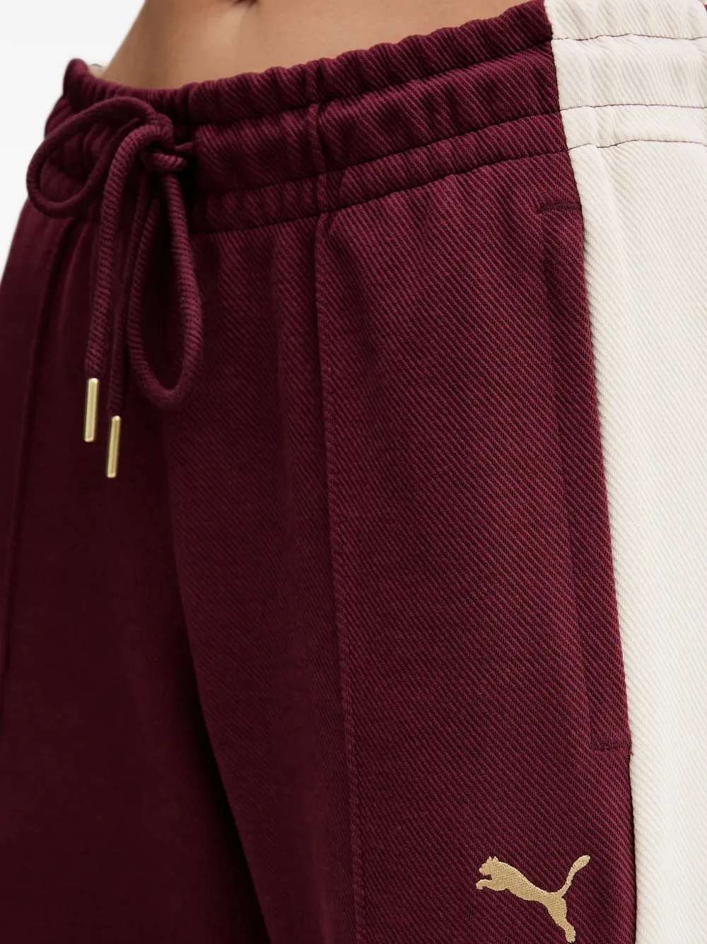 PUMA Trainingsbroek met zijstreep Rood