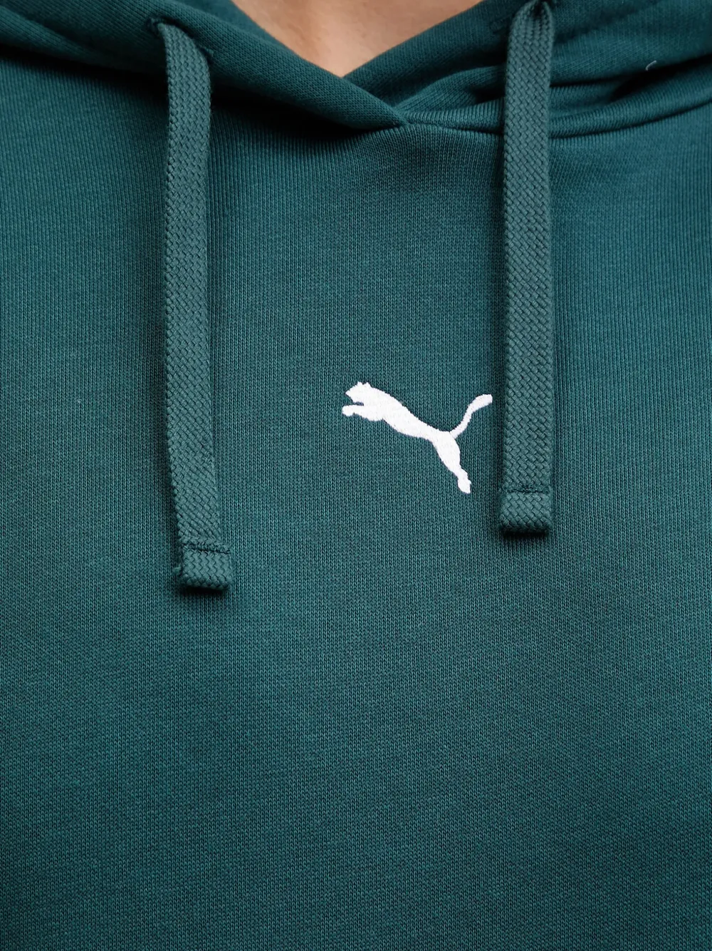 PUMA Hoodie met logodetail Groen