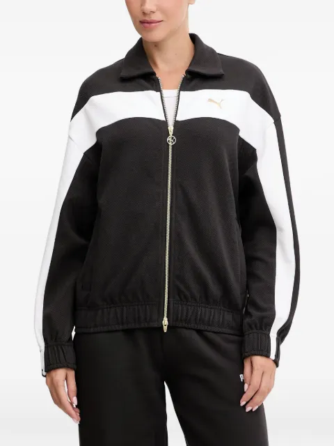 PUMA colour-block zip-up jacket