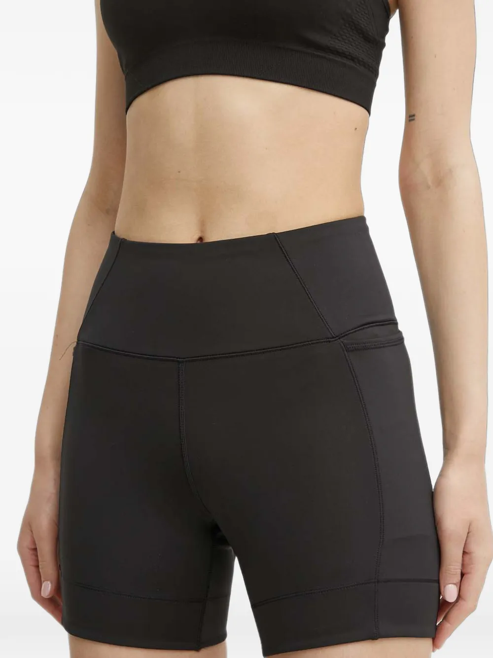 PUMA Shorts met logoprint Zwart