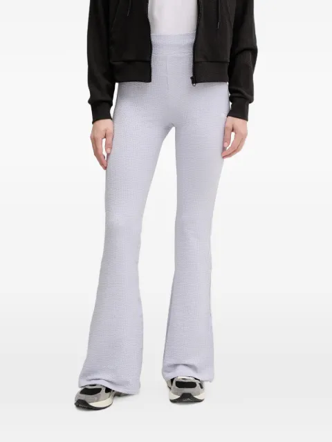 PUMA Dare To waffle-knit flared leggings