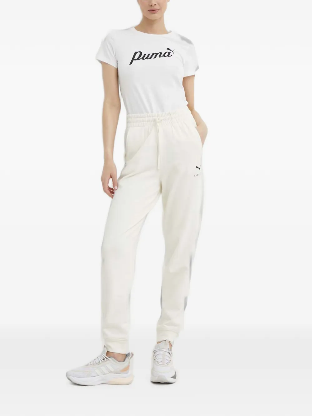PUMA Better Sportswear trainingsbroek met logo-print Beige