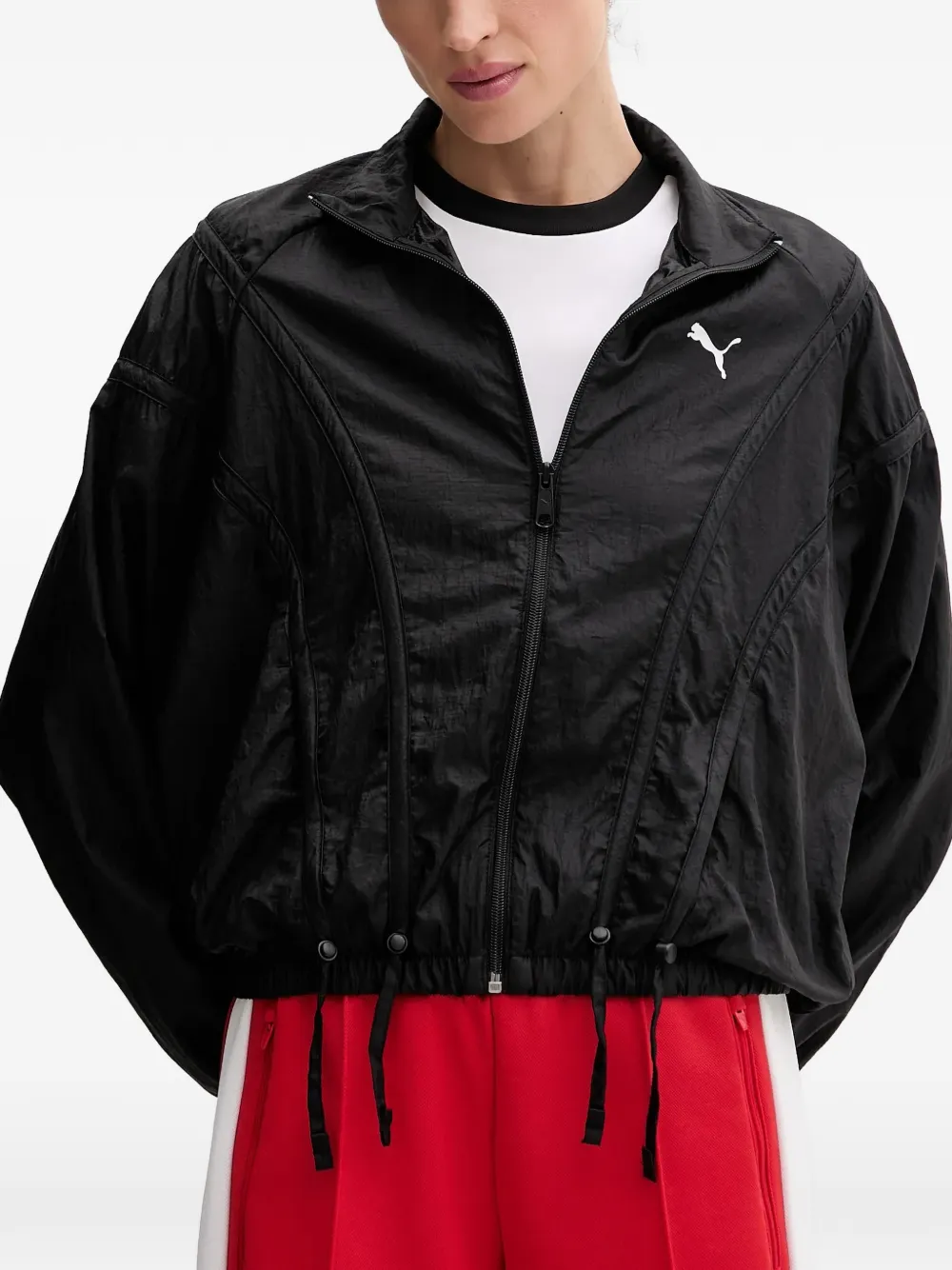 PUMA DARE TO oversized woven jacket - Schwarz