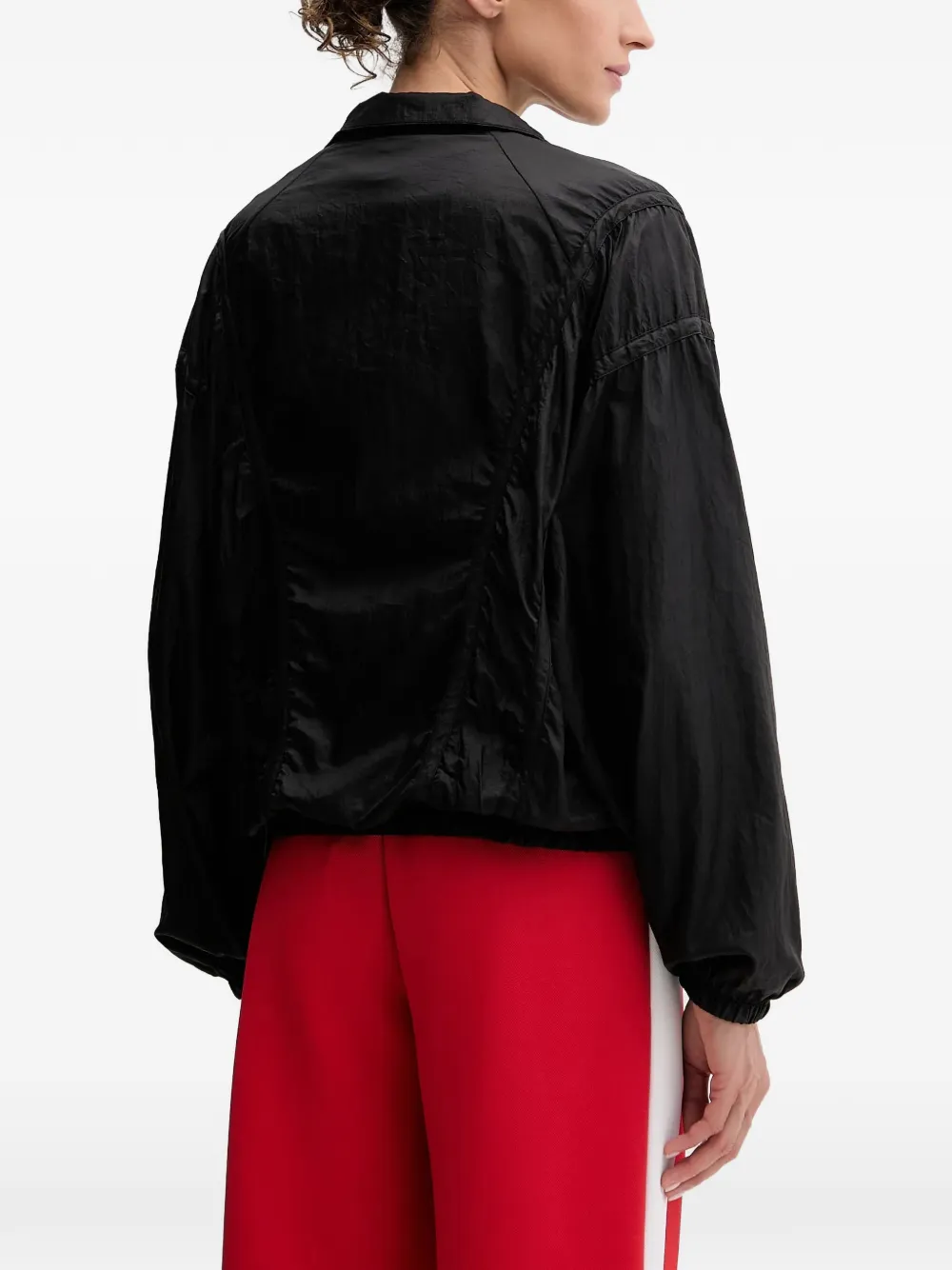 PUMA DARE TO oversized woven jacket Zwart