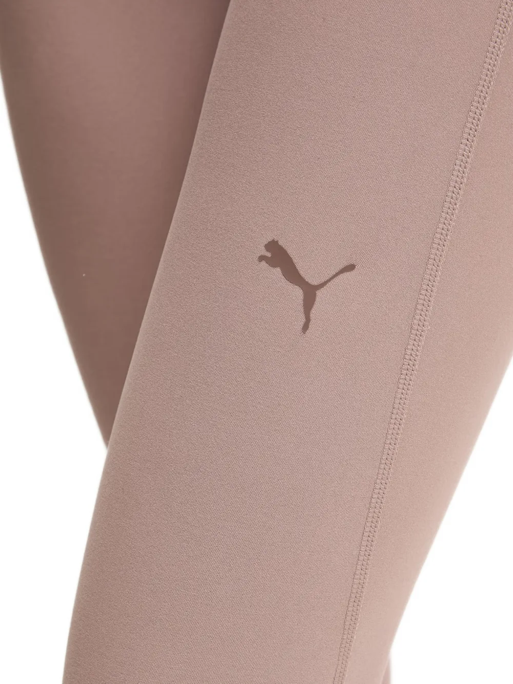 PUMA Legging met logoprint Roze