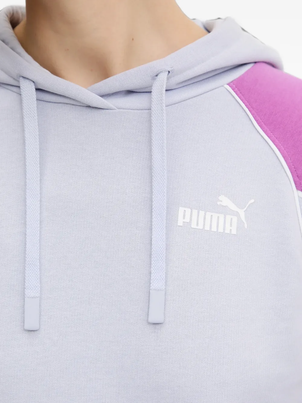 PUMA Hoodie met raglan-mouwen en logoprint Blauw