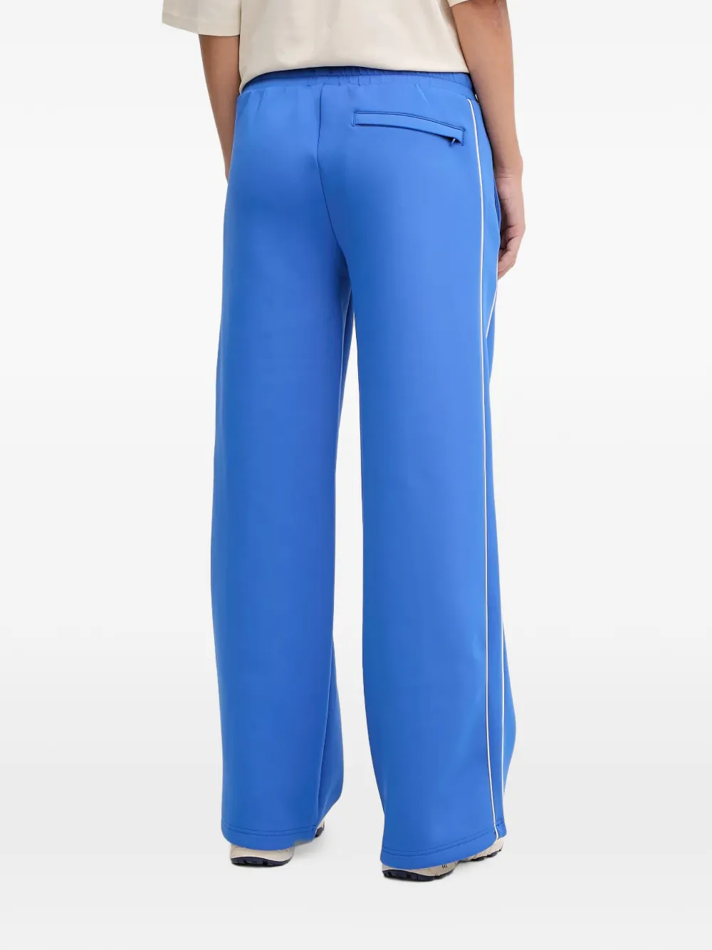 PUMA T7 trainingsbroek met trekkoord en biezen Blauw