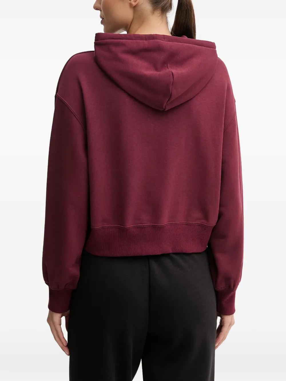 PUMA Hoodie met geborduurd logo Rood