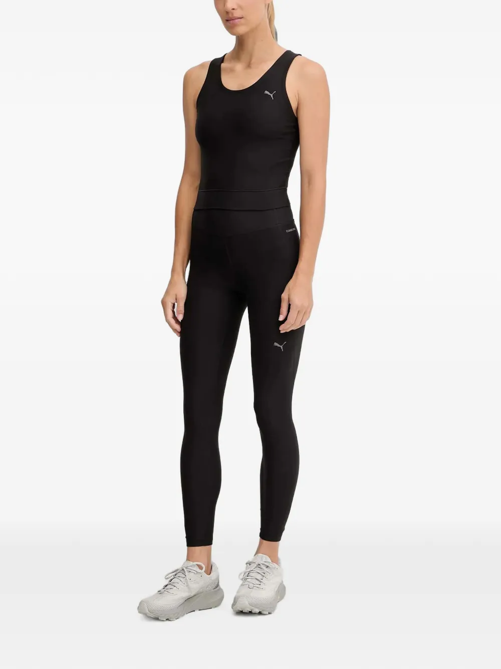 PUMA Cloudspun logo-print leggings Zwart