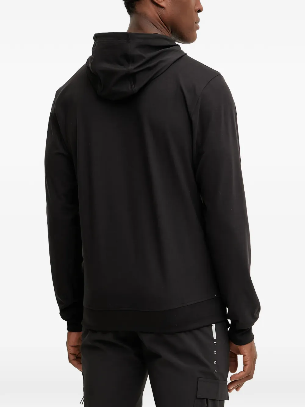 PUMA Cloudspun hoodie met logo-print Zwart