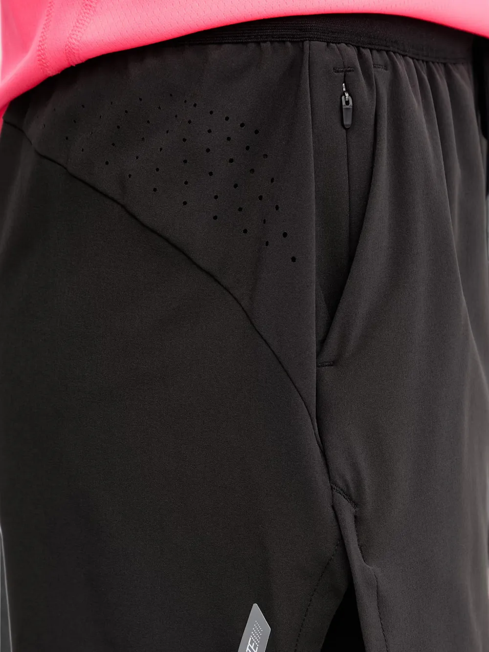 PUMA x Hyrox Dryelite 2 logo-print mini shorts Zwart