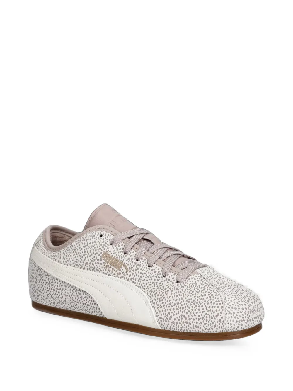 PUMA Tackle Topcoat leopard-print sneakers Wit