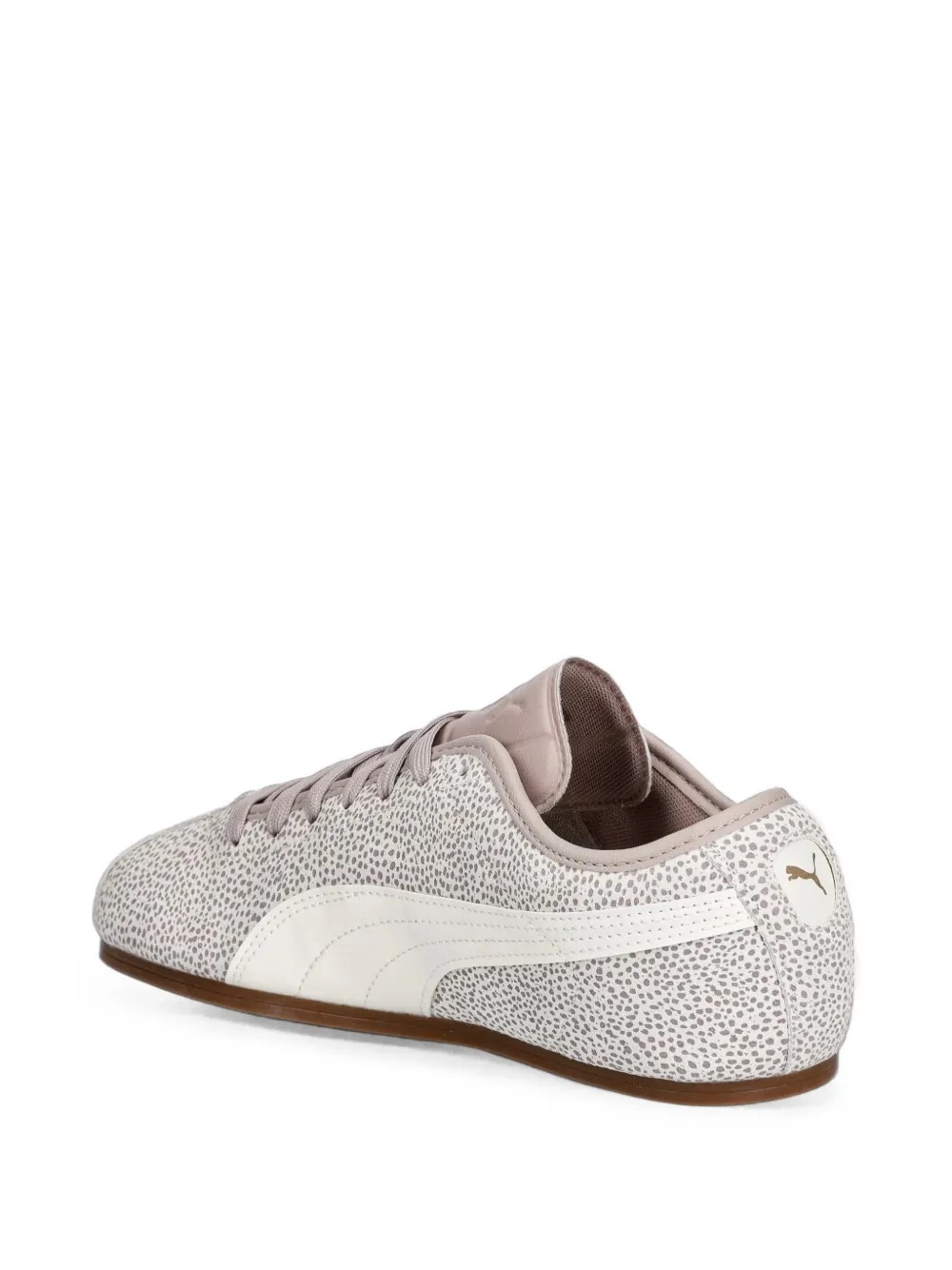 PUMA Tackle Topcoat leopard-print sneakers Wit