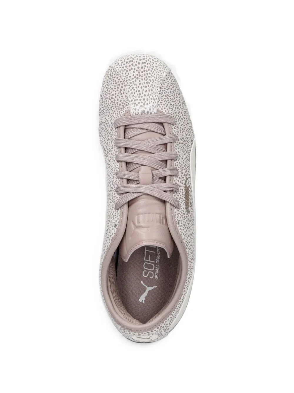 PUMA Tackle Topcoat leopard-print sneakers Wit