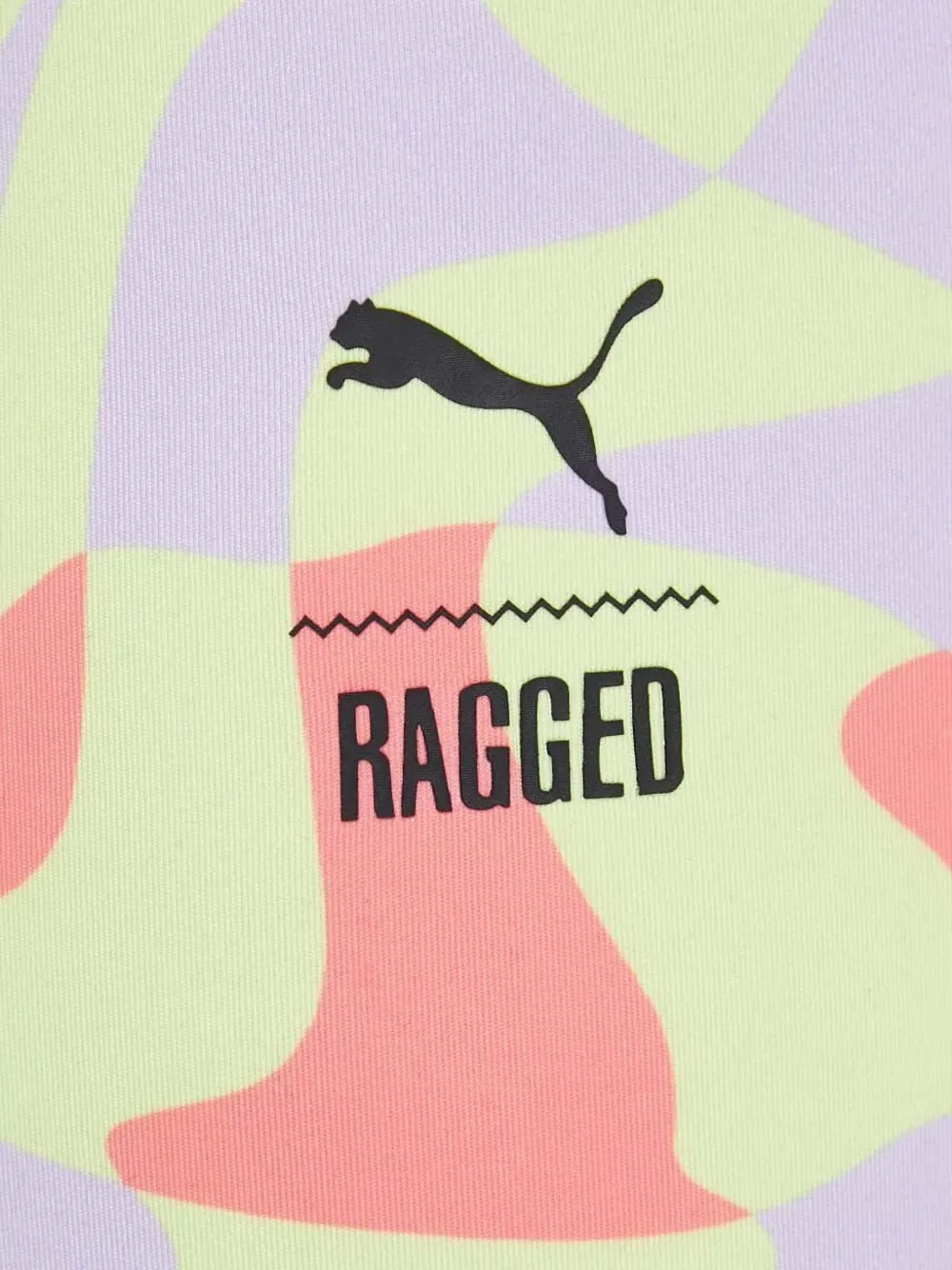 PUMA x The Ragged Priest flared broek met abstracte print Groen