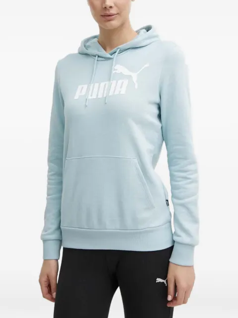 PUMA logo-print drawstring hoodie