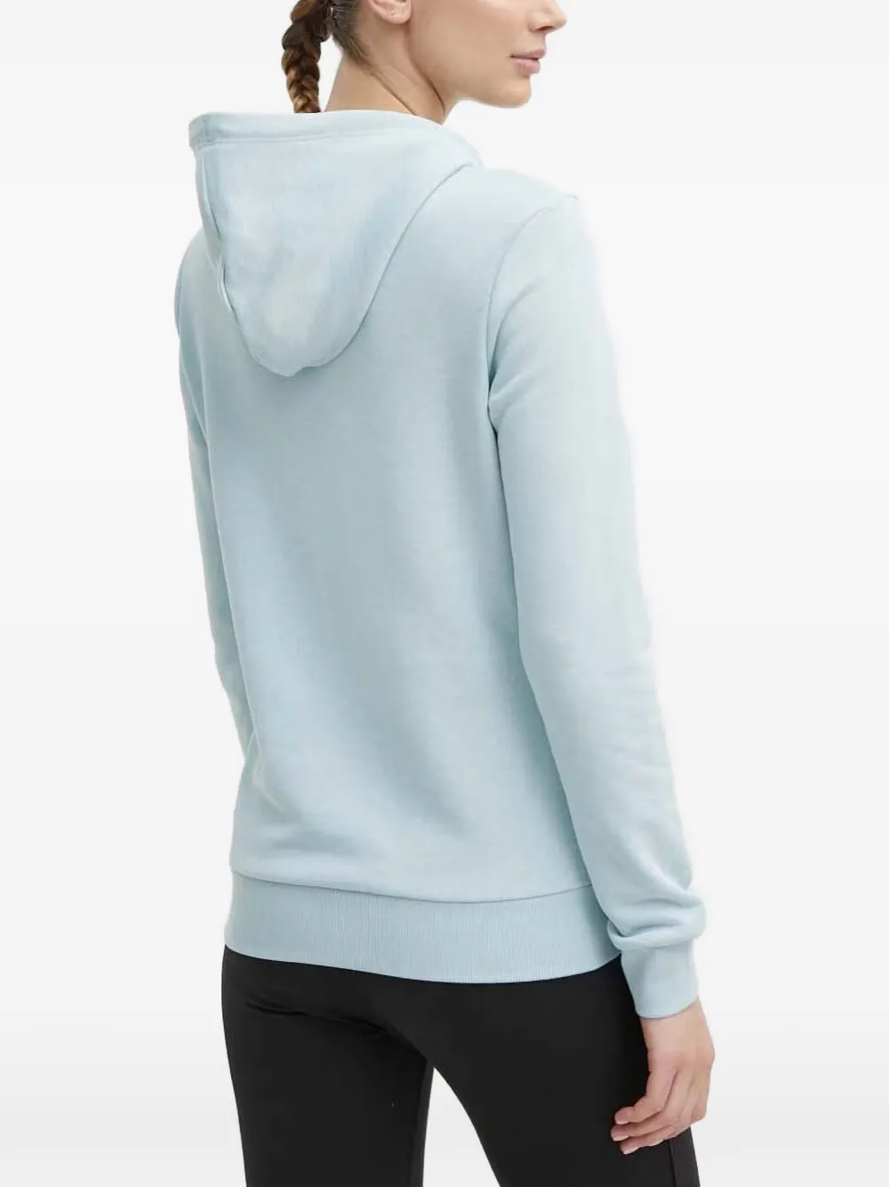 PUMA Hoodie met logoprint en trekkoord Blauw