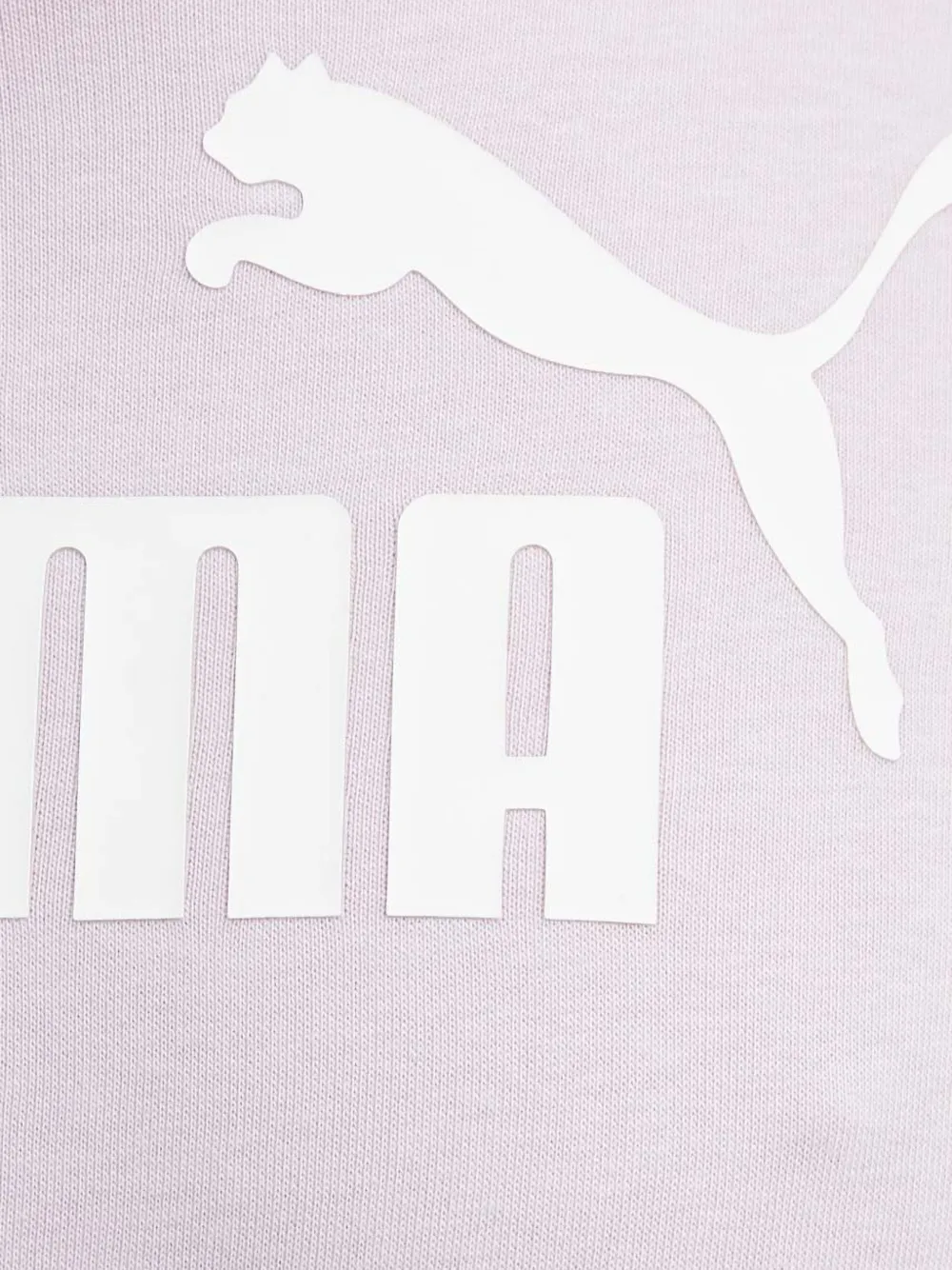 PUMA Hoodie met logoprint Paars