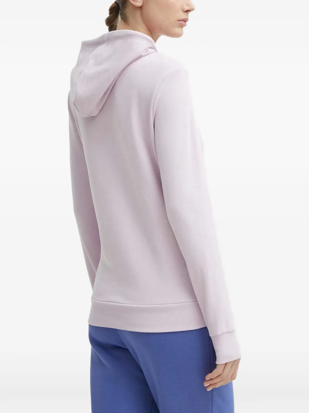 PUMA Hoodie met logoprint Paars