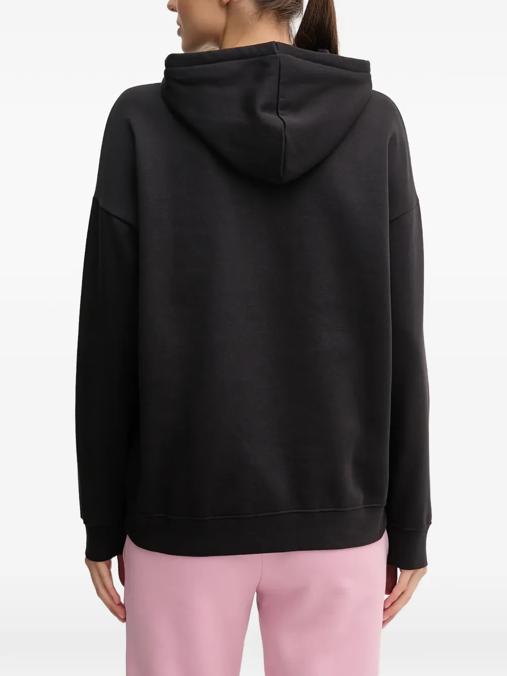 PUMA Hoodie met geborduurd logo Zwart