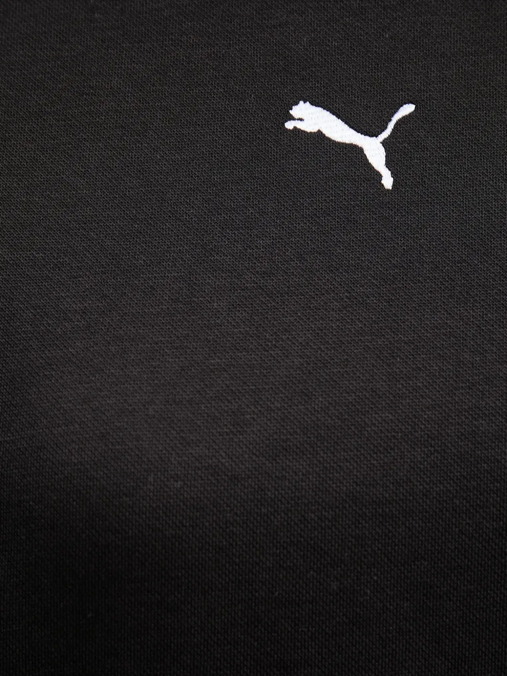 PUMA Hoodie met geborduurd logo Zwart