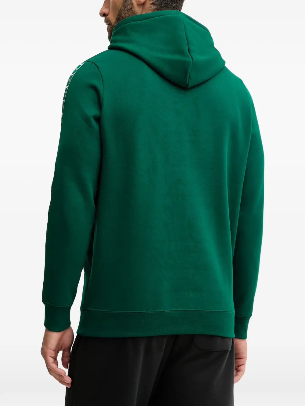 PUMA Hoodie met logo-print en band-detail Groen