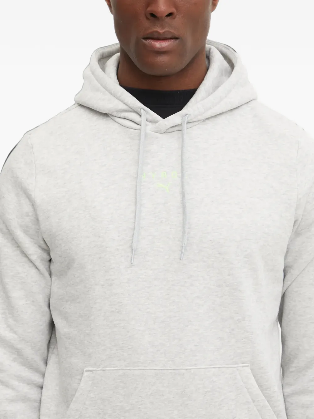 PUMA Hoodie met logoprint Grijs