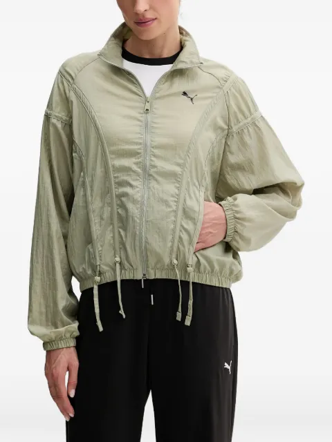 PUMA Dare To drawstring-hem panelled jacket