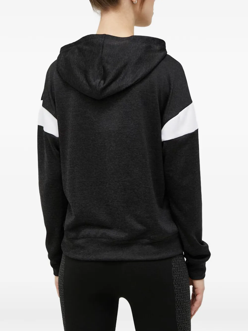 PUMA Hoodie met logoprint Zwart