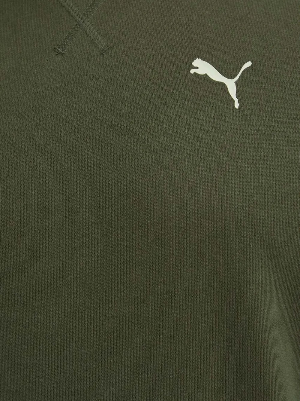 PUMA Hoodie met logoprint Groen