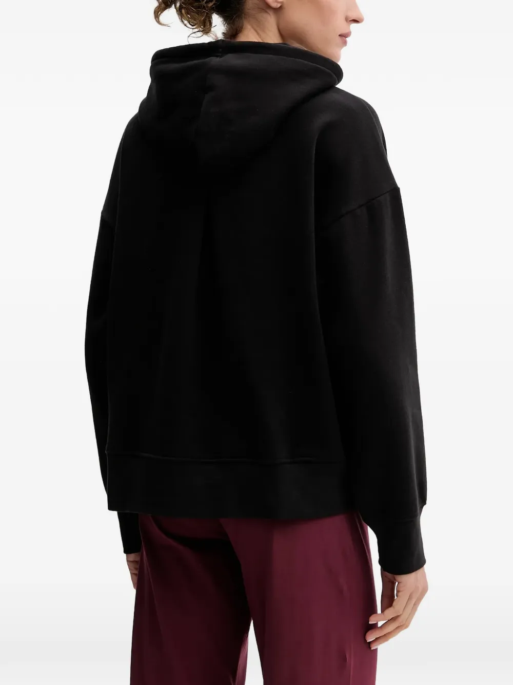 PUMA Hoodie met geborduurd logo Zwart
