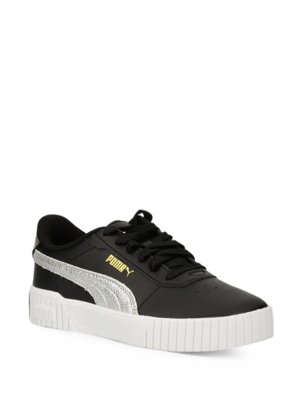 PUMA Carina 2.0 logo-print panelled sneakers Zwart
