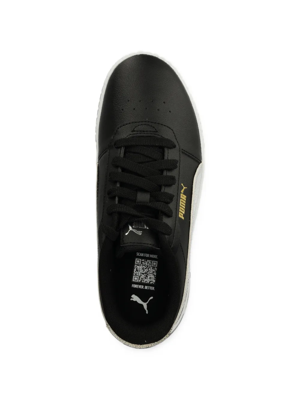 PUMA Carina 2.0 logo-print panelled sneakers Zwart