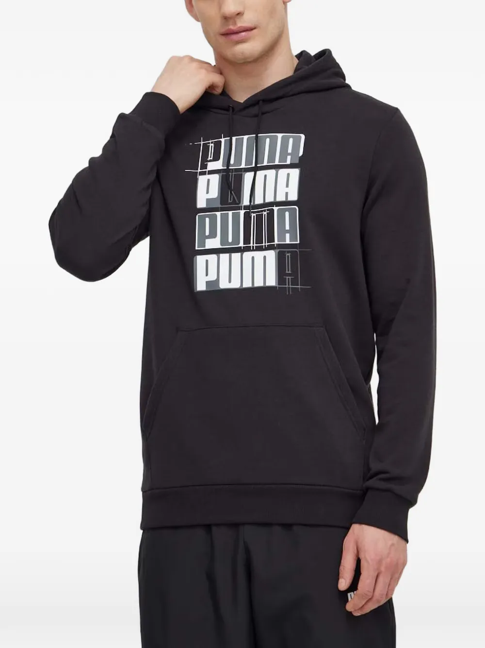 PUMA logo-print hoodie
