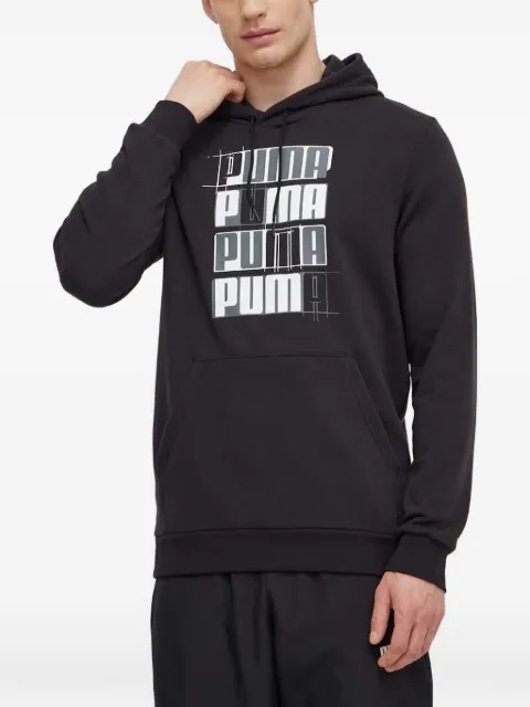 PUMA logo-print hoodie