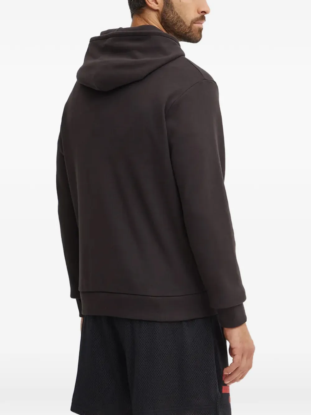 PUMA Hoodie met print Zwart
