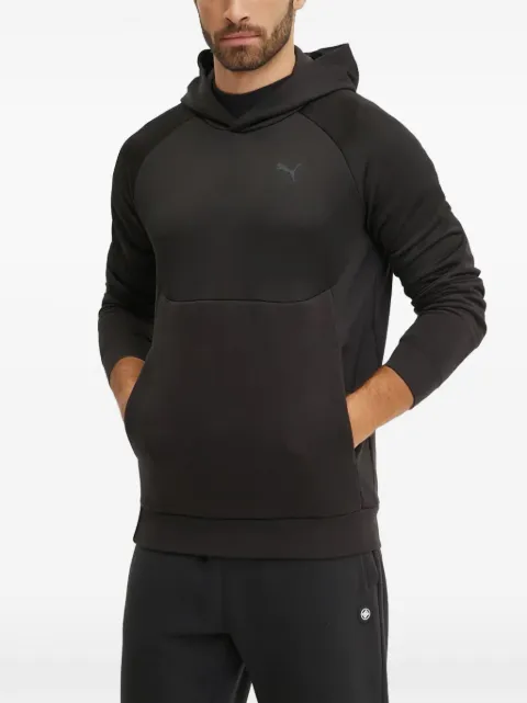 PUMA PumaTech raglan-sleeve logo-print hoodie