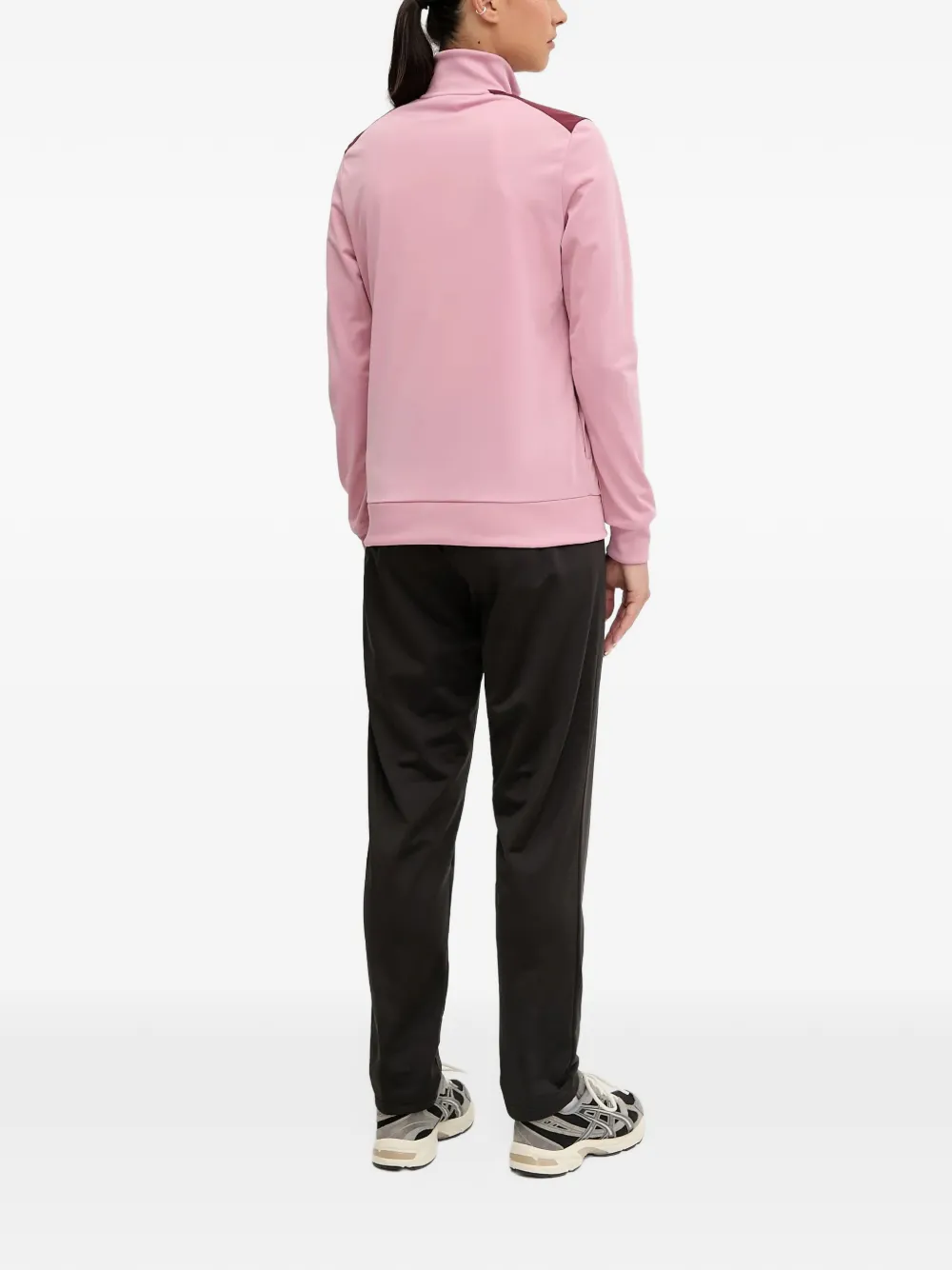 PUMA Poly logo-print tracksuit set Roze