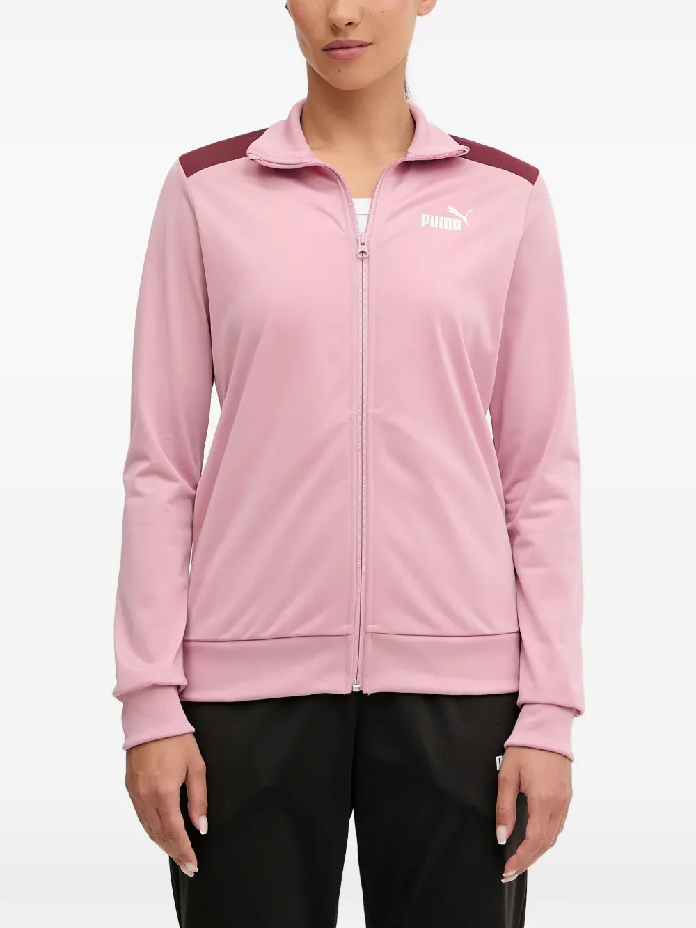 PUMA Poly logo-print tracksuit set - Rosa