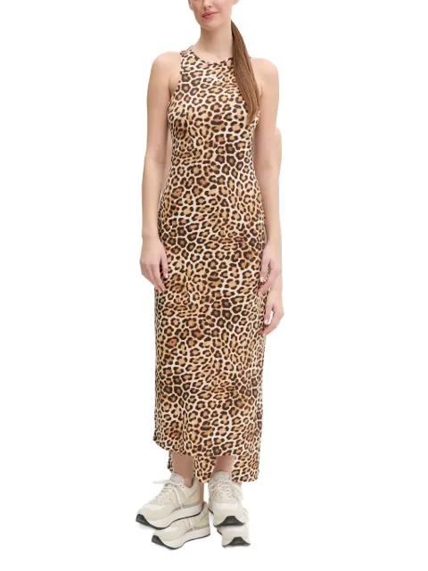 PUMA leopard-print racerback maxi dress