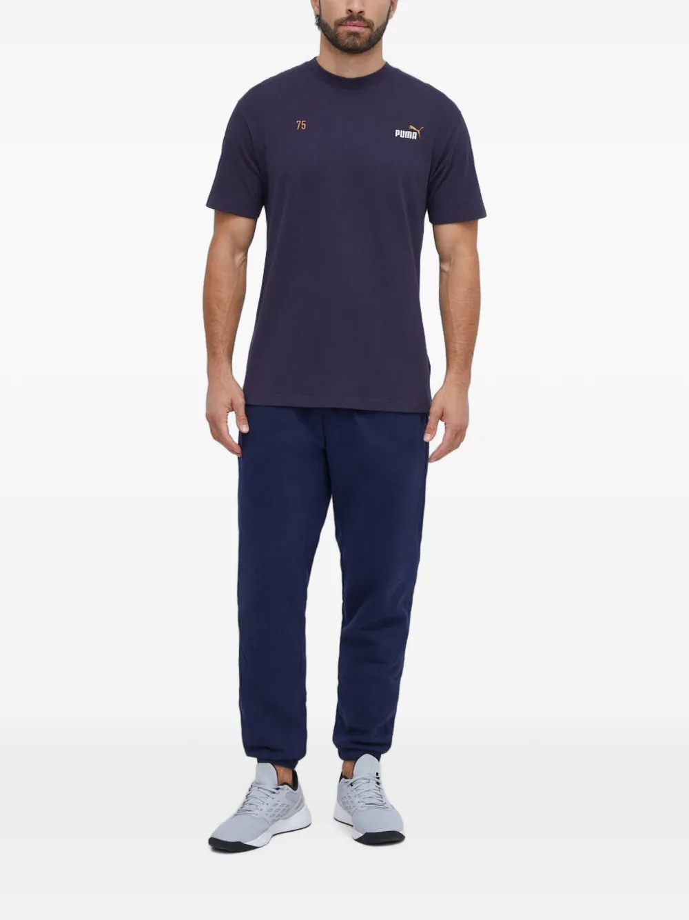 PUMA 75 Logo Celebration T-shirt Blauw