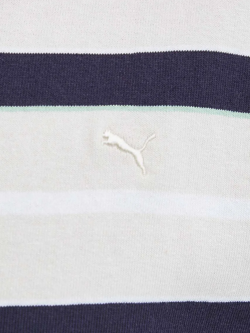 PUMA MMQ striped T-shirt Beige