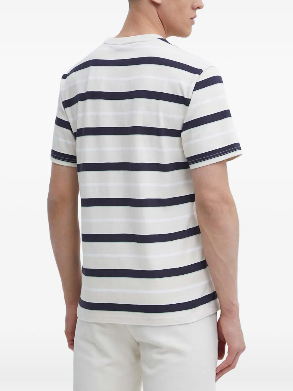 PUMA MMQ striped T-shirt Beige