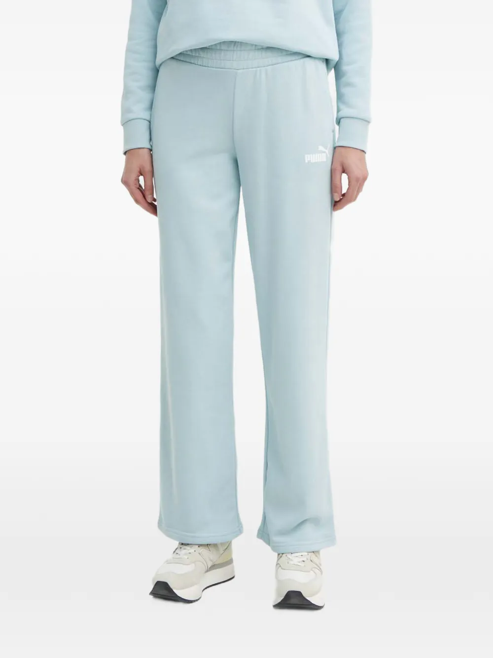 PUMA logo-print track pants - Blu