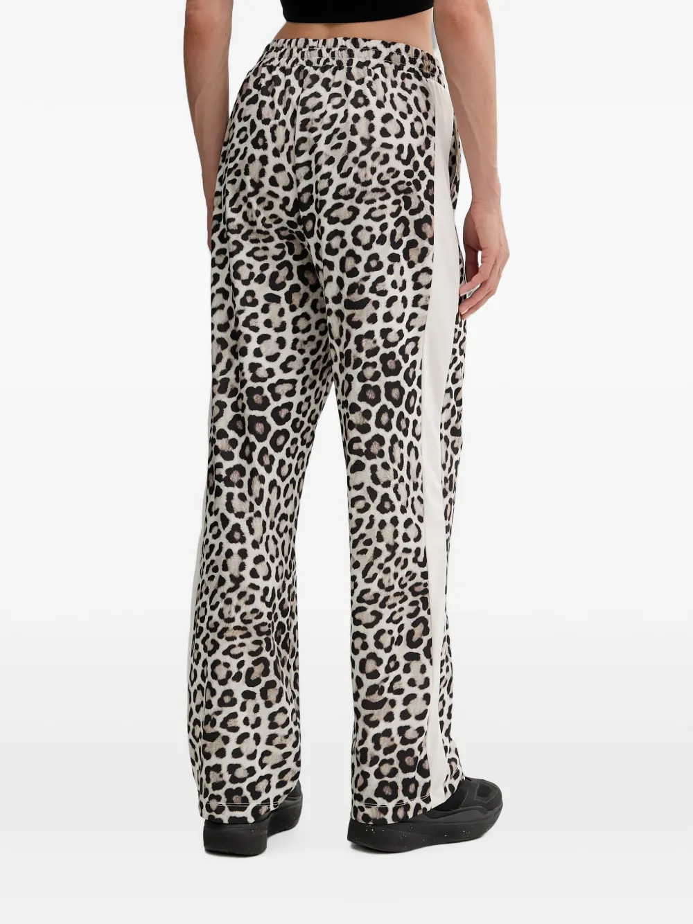 PUMA T7 trainingsbroek met luipaard-print Beige