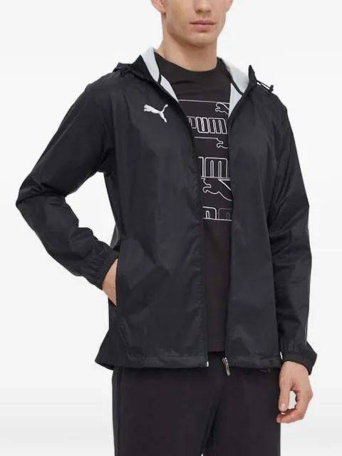 PUMA logo-print hooded jacket
